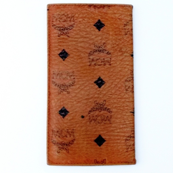 MCM Handbags - Vintage MCM Monogram Leather Checkbook/Wallet